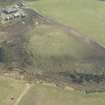 Oblique aerial view of military defences on Gallow Hill, looking ESE.