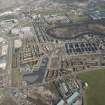 Oblique aerial view of of the Glasgow Commonwealth Games site, looking to the NE.