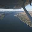 Oblique aerial view of Faslane Naval Base, looking to the N.