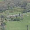 Oblique aerial view of Lochwood Tower, looking ESE.