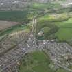 Oblique aerial view of Bonnyrigg, Lasswade and Newbattle Viaduct, looking WNW.