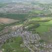 Oblique aerial view of Bonnyrigg, Lasswade and Newbattle Viaduct, looking NW.