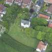 Oblique aerial view of Kirkhill House, looking NW.