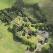 Oblique aerial view of Linnhous Country House, looking ESE.