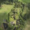 Oblique aerial view of Linnhous Country House, looking NE.