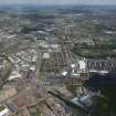 Oblique aerial view of the Commonwealth Games Village, Celtic Park and Emirates Arena, looking NE.