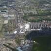 Oblique aerial view of the Commonwealth Games Village, Celtic Park and Emirates Arena, looking NNE.