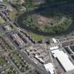 Oblique aerial view of the Commonwealth Games Village, looking E.