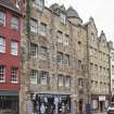 General view of Bible Land, 185-187 Canongate, Edinburgh, from SW.