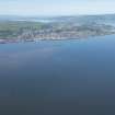 General oblique aerial view of Greenock, looking SW.
