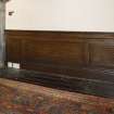 Ground floor, library, detail of dado