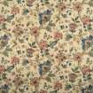 1st floor, south bedroom dressing room, detail of wallpaper