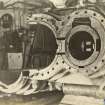 German battleship SMS Baden. Port tube. Rear cover and door removed. Air barrels and plungers instead of springs.