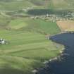 General oblique aerial view of Ireland, Sandwick, looking SE.