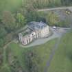 Oblique aerial view of Darleith Castle, looking NNE.
