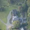 Oblique aerial view of Darleith Castle, looking WSW.