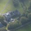 Oblique aerial view of Darleith Castle, looking S.