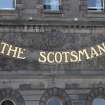 Detail of 'Scotsman' sign