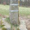 Photograph of John Bell's Stone, Stabilisation Project, Castle Fraser