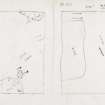 Drawing nos 2 and 3. Plan of Trenches B and C
