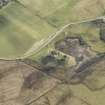Oblique aerial view of Ruthven Barracks, looking S.