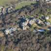 Oblique aerial view of New Craig House, East Craig, Old Craig House and Queen's Craig House, looking NNE.
