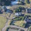 Oblique aerial view of Old Craig House, Bevan House and East Craig House, looking WSW.