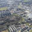 Oblique aerial view of The Glasgow Commonwealth Games Village, looking WSW.
