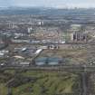 General oblique aerial view of north east Glasgow centred on Springburn, Barmulloch and Red Road Estate, looking WNW.