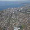 Oblique aerial view of Ayr, looking NNW.