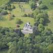 Oblique aerial view of Kininvie House, looking WSW