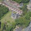 Oblique aerial view of Levenford House, looking WNW.