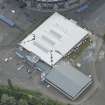 Oblique aerial view of Murrayfield Ice Rink, looking ESE.
