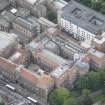 Oblique aerial view of the McEwan Hall and Medical School, looking SE.