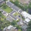 Oblique aerial view of Canaan School, looking SW.