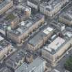 Oblique aerial view of Hellenic House and Blythswood Street, looking E.