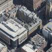 Oblique aerial view of Waterloo Street, Hope Street and Bothwell Street, looking NE.