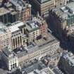 Oblique aerial view of Bothwell Street, looking NE.