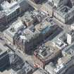 Oblique aerial view of West George Street, looking NE.