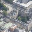 Oblique aerial view of Castle Terrace and Grindlay Street, looking E.