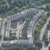 Oblique aerial view of Clarendon Crescent, Eton Terrace, Oxford Terrace and Lennox Street, looking SE.