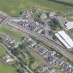 Oblique aerial view of Stow Railway Station, looking NE.