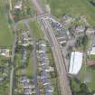Oblique aerial view of Stow Railway Station, looking NNE.