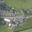 Oblique aerial view of Stow Railway Station, looking W.