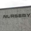 Detail of nursery signage.