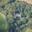 Oblique aerial view of Boyne Castle, looking WSW.