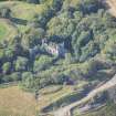 Oblique aerial view of Boyne Castle, looking SW.