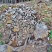 Looking over Trench 2 after initial clean-back, Comar Wood Dun, Cannich, Strathglass