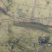 Oblique aerial view of Stobs Camp, looking WNW.