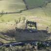 Oblique aerial view of Hume Castle, looking SE.